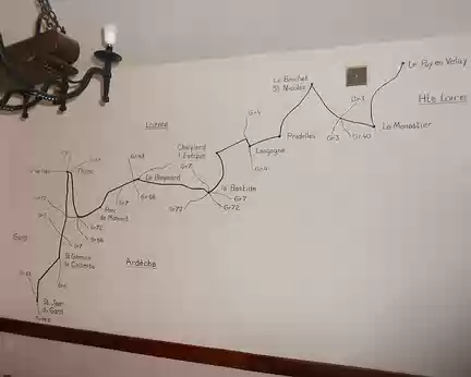 PXL120 Sentier de Stevenson, de Le Monastier-sur-Gazeille à St-Jean-du-Gard, parcouru en septembre 1878 avec son ânesse Modestine en 12 jours et 220 km de marche.
